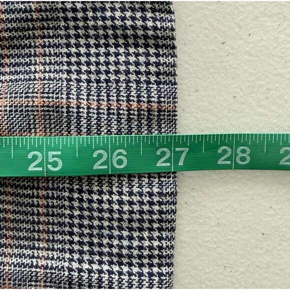 Junior Wool Blend Plaid A-Line Midi Skirt Classic Academia Preppy Tailored 11/12 - Picture 8 of 8